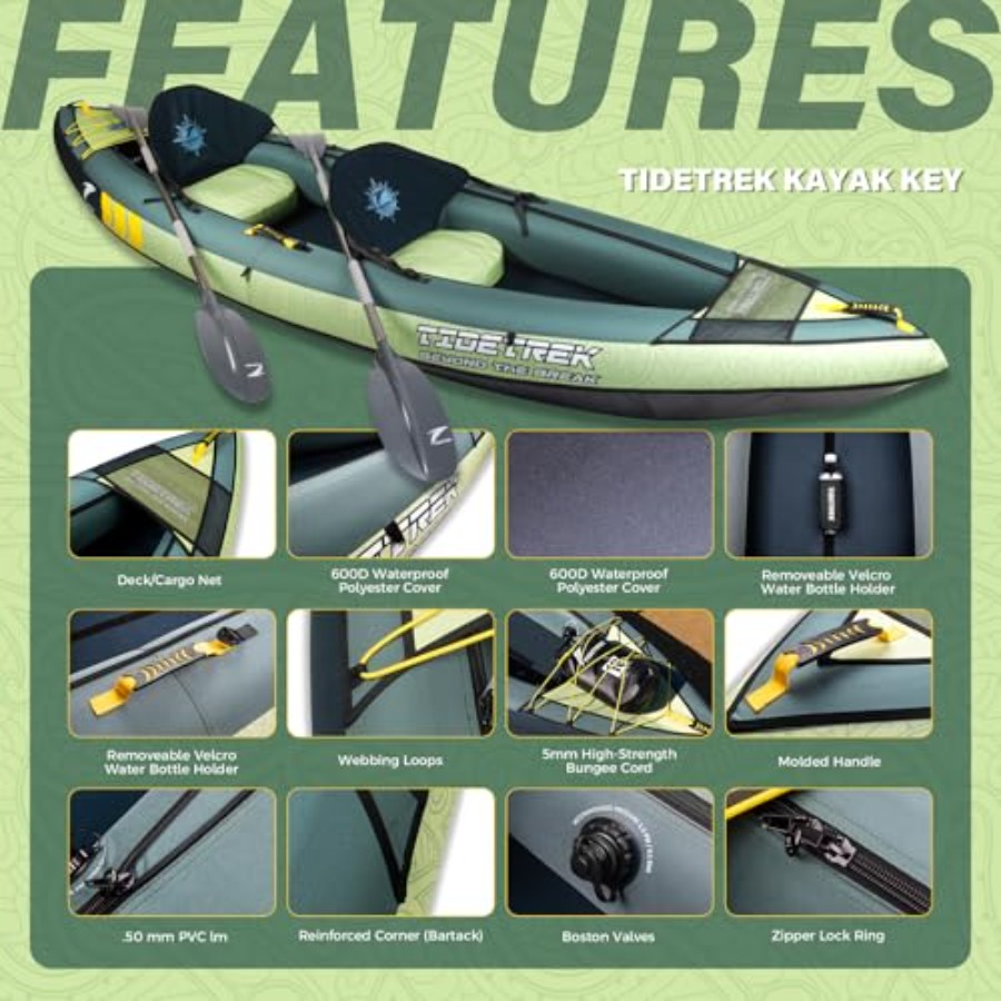 Caiaque inflável para passeios - Fishing Kayak Inflatable avaliação e preço
